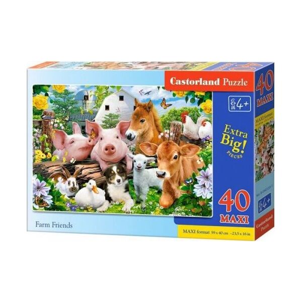 Castorland Puzzle 40 maxi - Farm Friends CASTOR