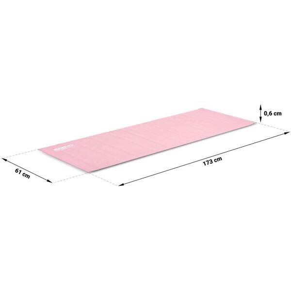 Neo-Sport Mata treningowa NS-921 173 cm x 61 cm x 0.6 cm różowa