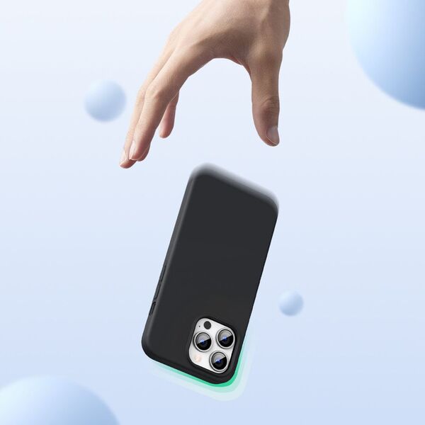 Ugreen Ugreen Protective Silicone Case gumowe elastyczne silikonowe etui pokrowiec iPhone 13 Pro Max czarny