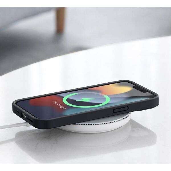 Ugreen Ugreen Protective Silicone Case gumowe elastyczne silikonowe etui pokrowiec iPhone 13 Pro Max czarny