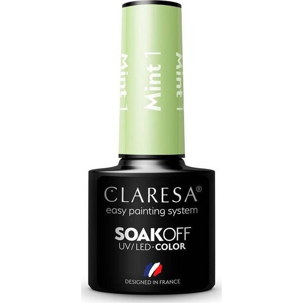 Claresa Claresa Soak Off UV/LED Mint lakier hybrydowy 1 5g
