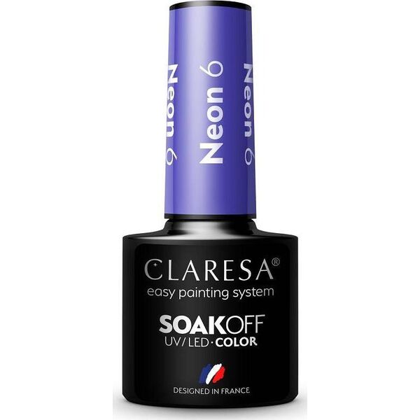 Claresa Claresa Soak Off UV/LED Neon lakier hybrydowy 6 5g