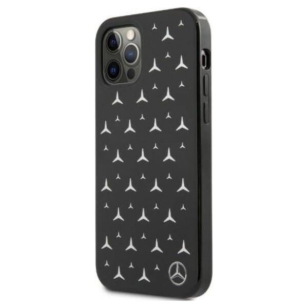 Mercedes Mercedes MEHCP12LESPBK iPhone 12 Pro Max 6,7" czarny/black hardcase Silver Stars Pattern