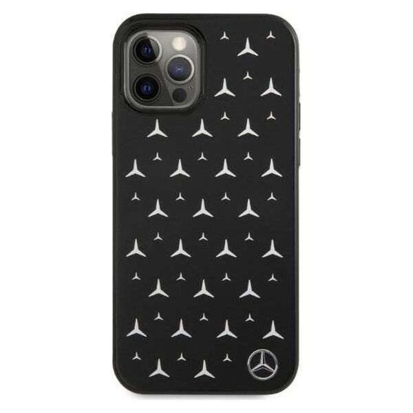 Mercedes Mercedes MEHCP12LESPBK iPhone 12 Pro Max 6,7" czarny/black hardcase Silver Stars Pattern
