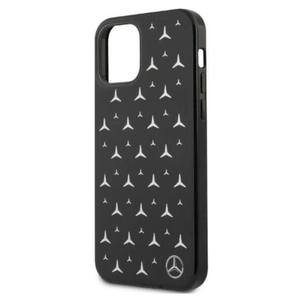 Mercedes Mercedes MEHCP12LESPBK iPhone 12 Pro Max 6,7" czarny/black hardcase Silver Stars Pattern