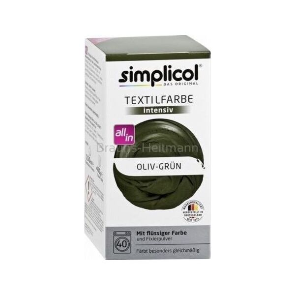 Mondex SIMPLICOL Barwnik do tkanin INTENSIV OLIWKA-ZIELEŃ 560g