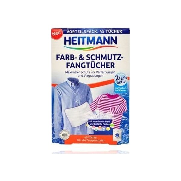 Heitmann HEITMANN Chusteczki wyłapujące kolory 45szt