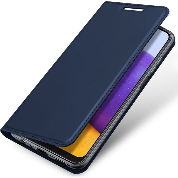 Dux Ducis Dux Ducis Skin Pro Kabura Etui Pokrowiec Z Klapką Samsung Galaxy A22 4G Niebieski