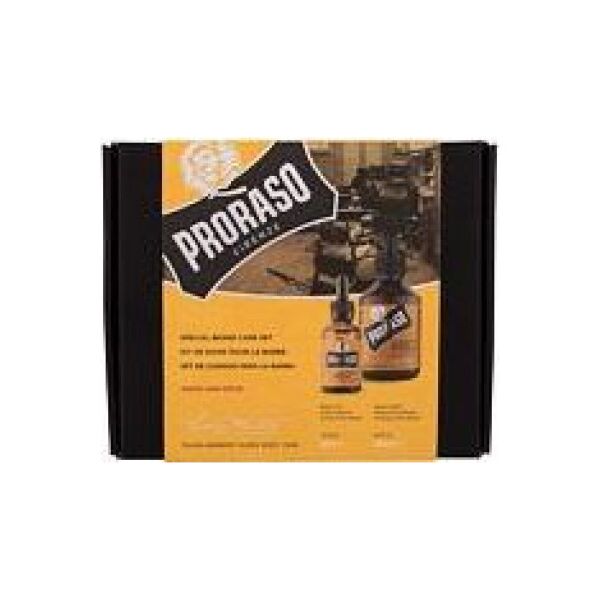 Proraso PRORASO Wood & Spice Special Beard Care Set Szampon do włosów 200ml zestaw upominkowy