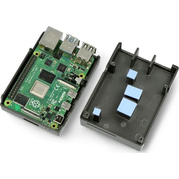 OEM Obudowa z wycięciami Raspberry Pi 4B (DNG-18743)