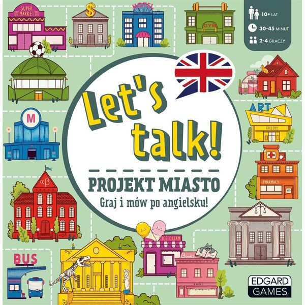 Edgard Let's talk! Projekt miasto. Gra do nauki j. ang.
