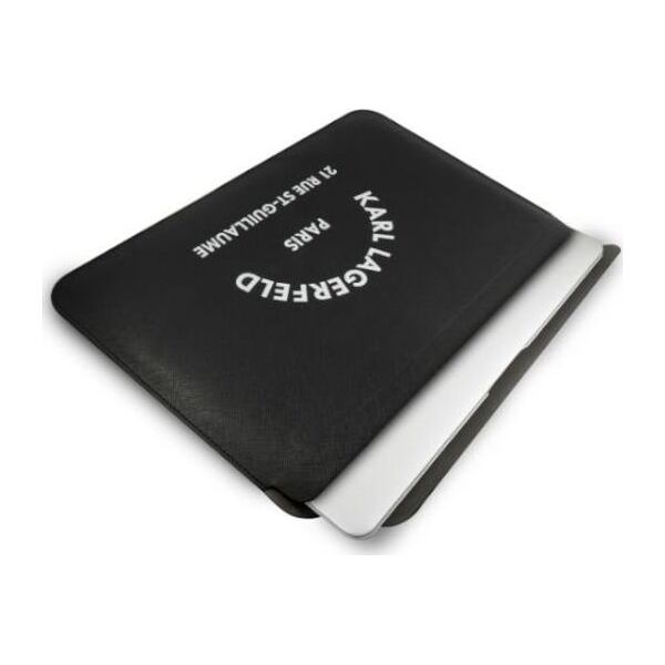 Etui Karl Lagerfeld Karl Lagerfeld Sleeve Klcs133Rsgsfbk 13" Czarny/Black Saffiano Rsg