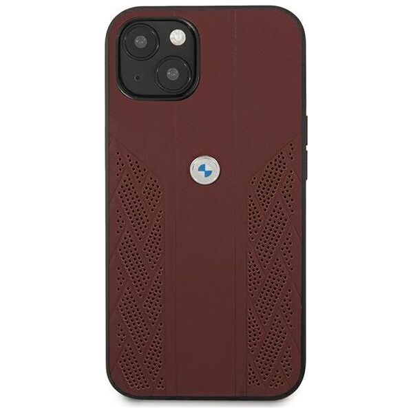BMW Etui Bmw Bmhcp13Srsppr Iphone 13 Mini 5,4" Czerwony/Red Hardcase Leather Curve Perforate