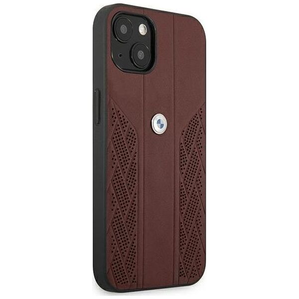 BMW Etui Bmw Bmhcp13Srsppr Iphone 13 Mini 5,4" Czerwony/Red Hardcase Leather Curve Perforate