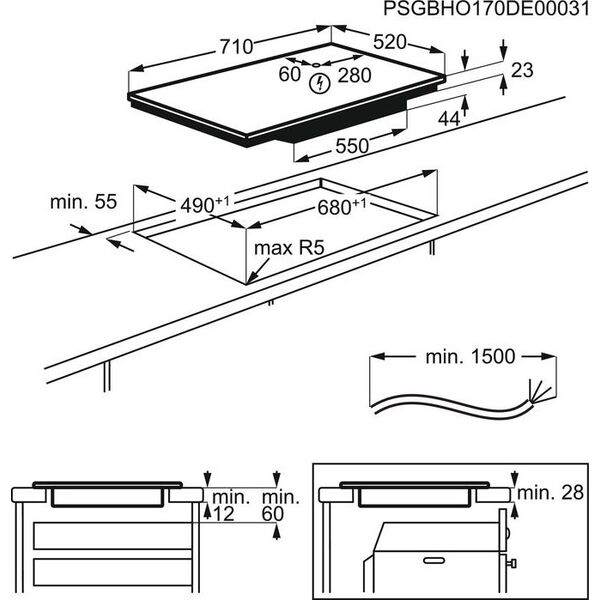 Płyta grzewcza Electrolux EIV734