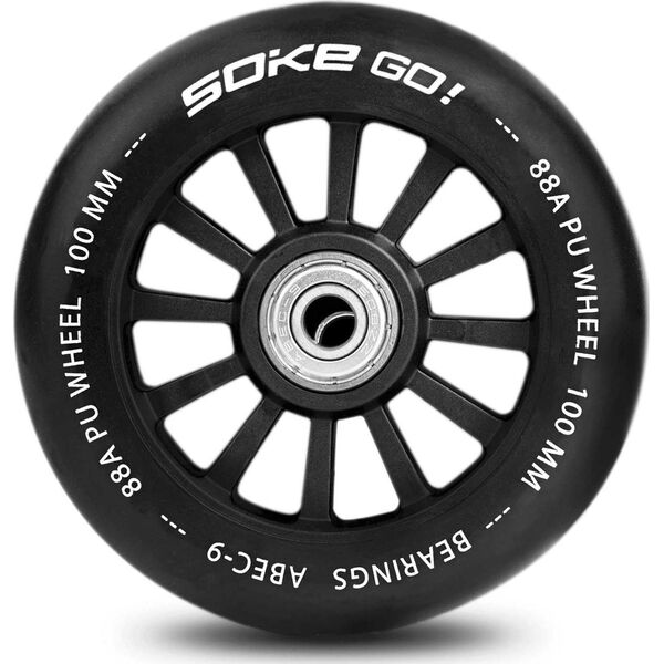 Soke Kółka do hulajnogi 100 mm czarne 2 szt.