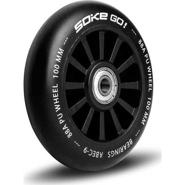 Soke Kółka do hulajnogi 100 mm czarne 2 szt.