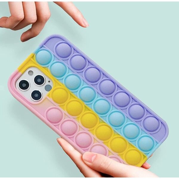 Etui Anti-Stress Samsung A72 róż/żółty/niebieski/fioletowy