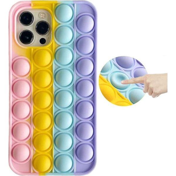 Etui Anti-Stress Samsung A72 róż/żółty/niebieski/fioletowy