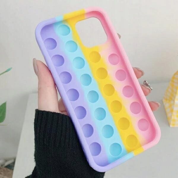 Etui Anti-Stress Samsung A72 róż/żółty/niebieski/fioletowy