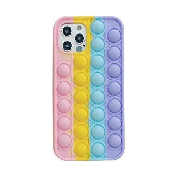 Etui Anti-Stress iPhone 12 Pro Max róż/żółty/niebieski/fioletowy