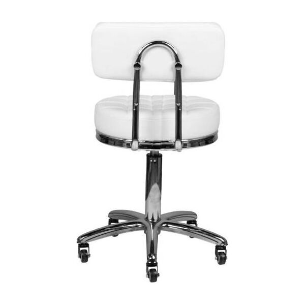 Activeshop Taboret kosmetyczny AM-877 biały universal