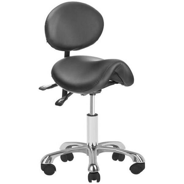 Activeshop Taboret kosmetyczny 1025 Giovanni czarny universal