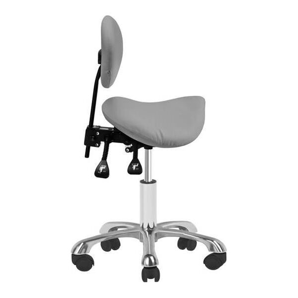 Activeshop Taboret kosmetyczny 1025 Giovanni szary universal