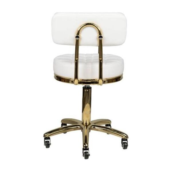Activeshop Krzesło kosmetyczne GOLD AM-961 białe universal