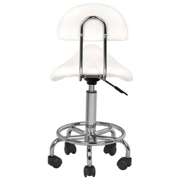 Activeshop Taboret kosmetyczny 6001 biały universal