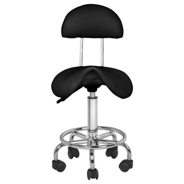 Activeshop Taboret kosmetyczny 6001 czarny universal