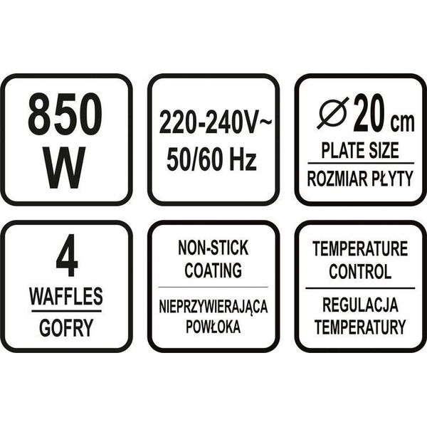 Gofrownica Yato T68011