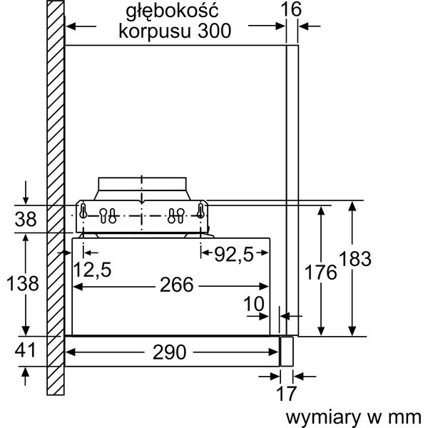 Okap Bosch DFL063W56