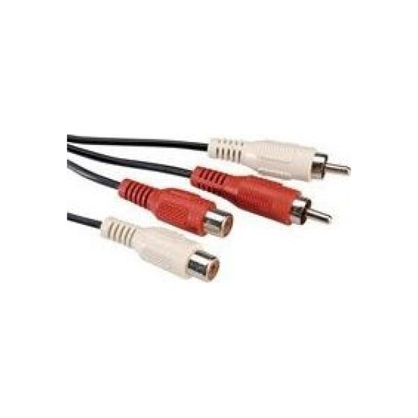 Kabel Value RCA (Cinch) x2 - RCA (Cinch) x2 5m czarny