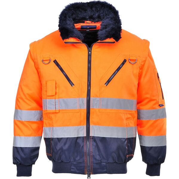 Portwest Pj50 Portwest Kurtka P Bomber Ostrzegawcza 4W1 Xxl