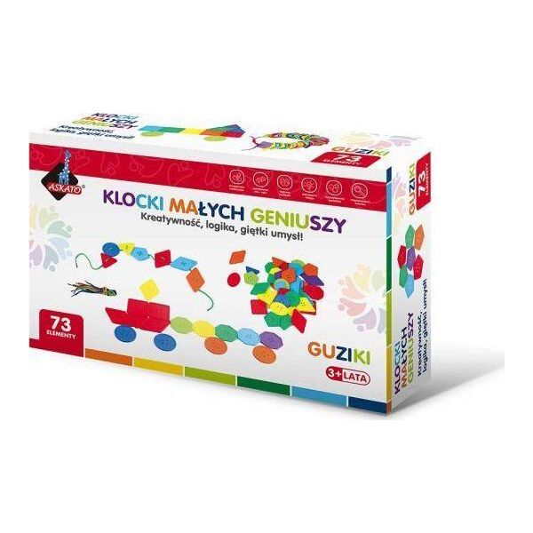Askato Klocki Małych Geniuszy -guziki 73el 116679