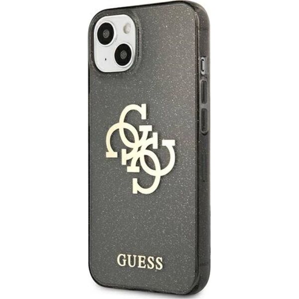 Guess Etui Guess GUHCP13SPCUGL4GBK Apple iPhone 13 mini czarny/black hard case Glitter 4G Big Logo