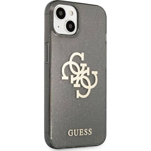 Guess Etui Guess GUHCP13SPCUGL4GBK Apple iPhone 13 mini czarny/black hard case Glitter 4G Big Logo