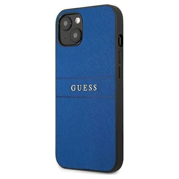 Guess Etui Guess GUHCP13SPSASBBL Apple iPhone 13 mini niebieski/blue Saffiano Strap