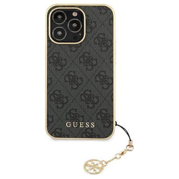 Guess Etui Guess GUHCP13XGF4GGR Apple iPhone 13 Pro Max szary/grey hardcase 4G Charms Collection