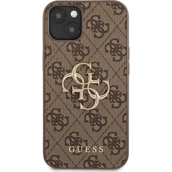 Guess Etui Guess GUHCP13M4GMGBR Apple iPhone 13 brązowy/brown hardcase 4G Big Metal Logo