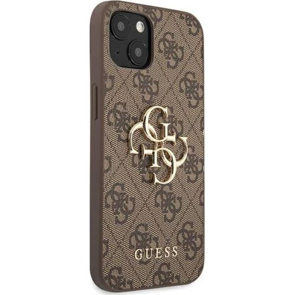 Guess Etui Guess GUHCP13M4GMGBR Apple iPhone 13 brązowy/brown hardcase 4G Big Metal Logo