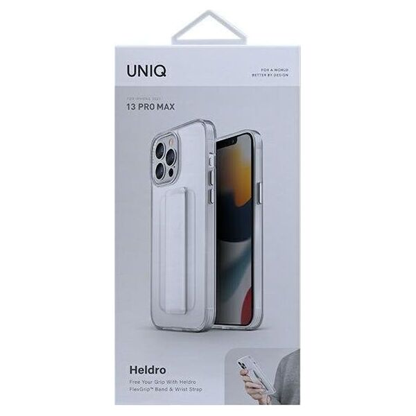 PanzerGlass Etui UNIQ Heldro Apple iPhone 13 Pro Max przezroczysty/clear
