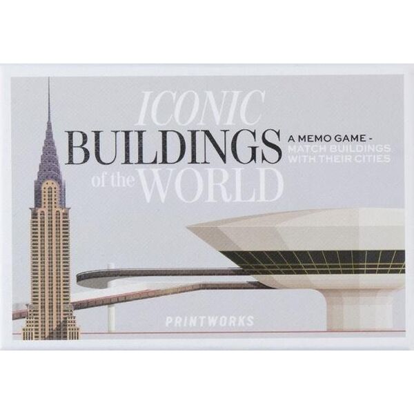 Printworks Gra karciana Memory. Famous Buildings