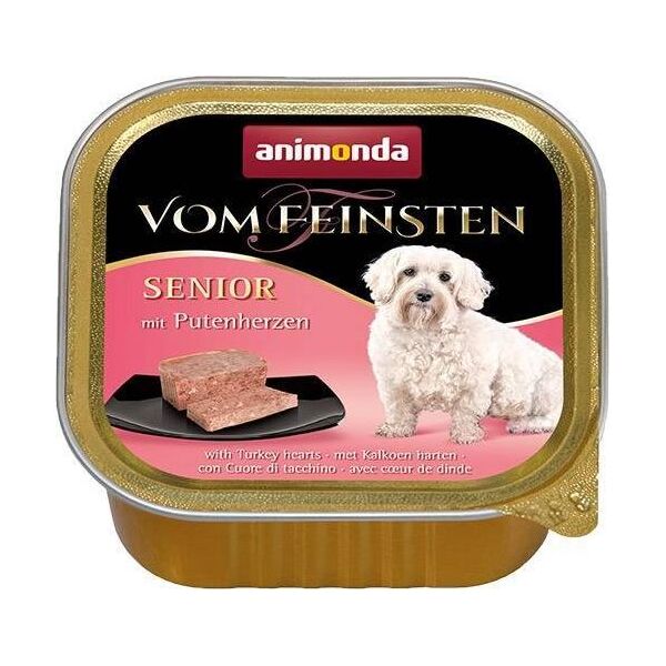 Animonda ANIMONDA Dog Vom Feinsten Senior smak: Serca Indyka 150g