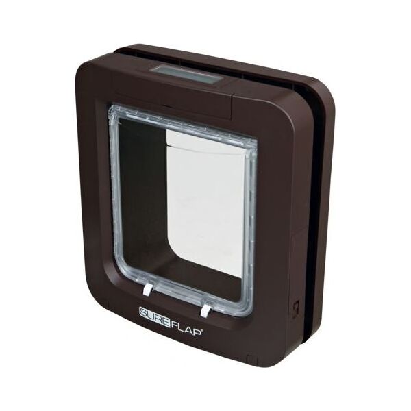 Trixie TRIXIE Drzwi dla kota z systemem Identyfikujacym SureFlap 4-Way Brązowe