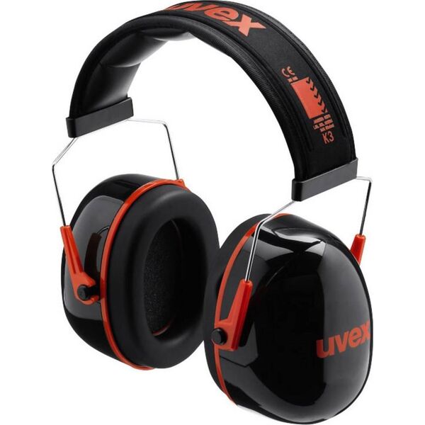 Uvex uvex capsule ear prot. K3 black/red