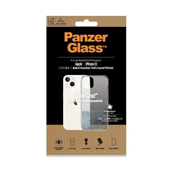 PanzerGlass PanzerGlass ClearCase - etui ochronne z powłoką antybakteryjną do iPhone 13 Pro Max przeźroczyste - Gwarancja bezpieczeństwa. Proste raty. Bezpłatna wysyłka od 170 zł.