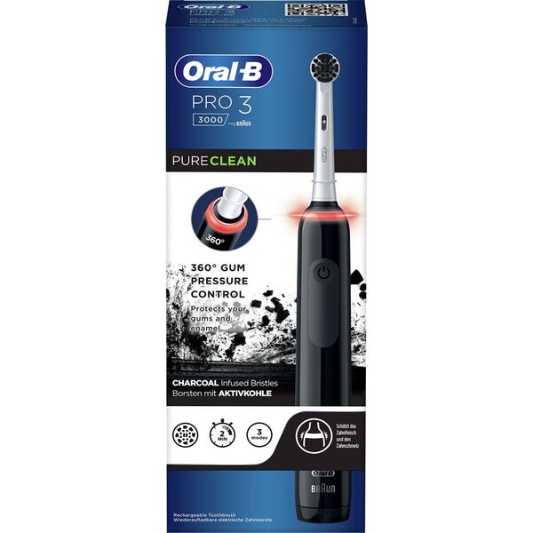 Szczoteczka Oral-B Pro 3 3000 PureClean Czarna