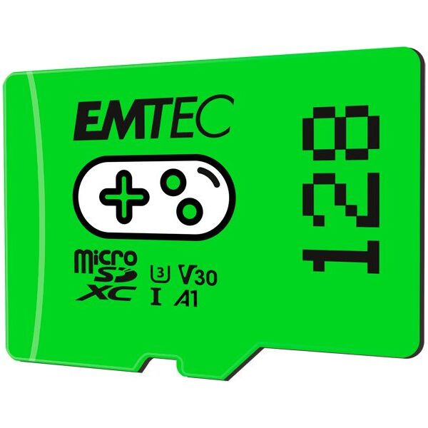 Karta Emtec Gaming MicroSDXC 128 GB Class 10 UHS-I/U3 A1 V30 (ECMSDM128GXCU3G)